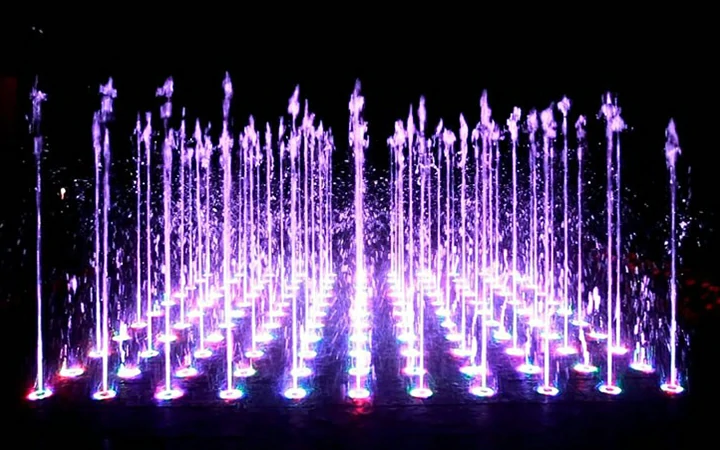 Dry Fountain Light Show